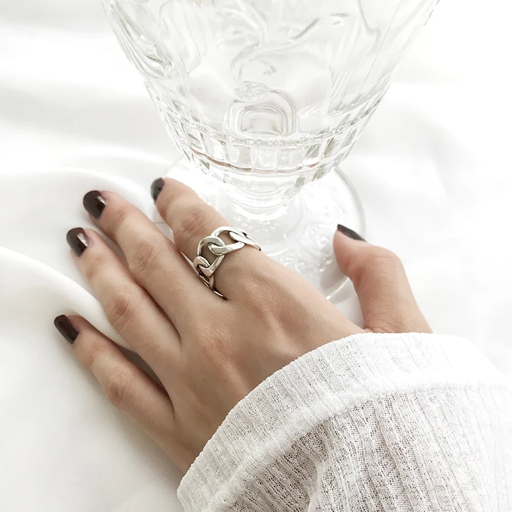 Chain Silver Ring