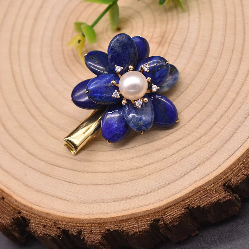 Flora Lapis Lazuli Jewellery Hair