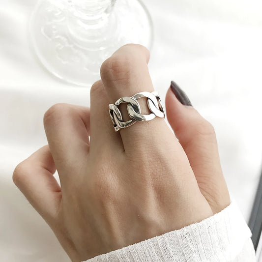 Chain Silver Ring