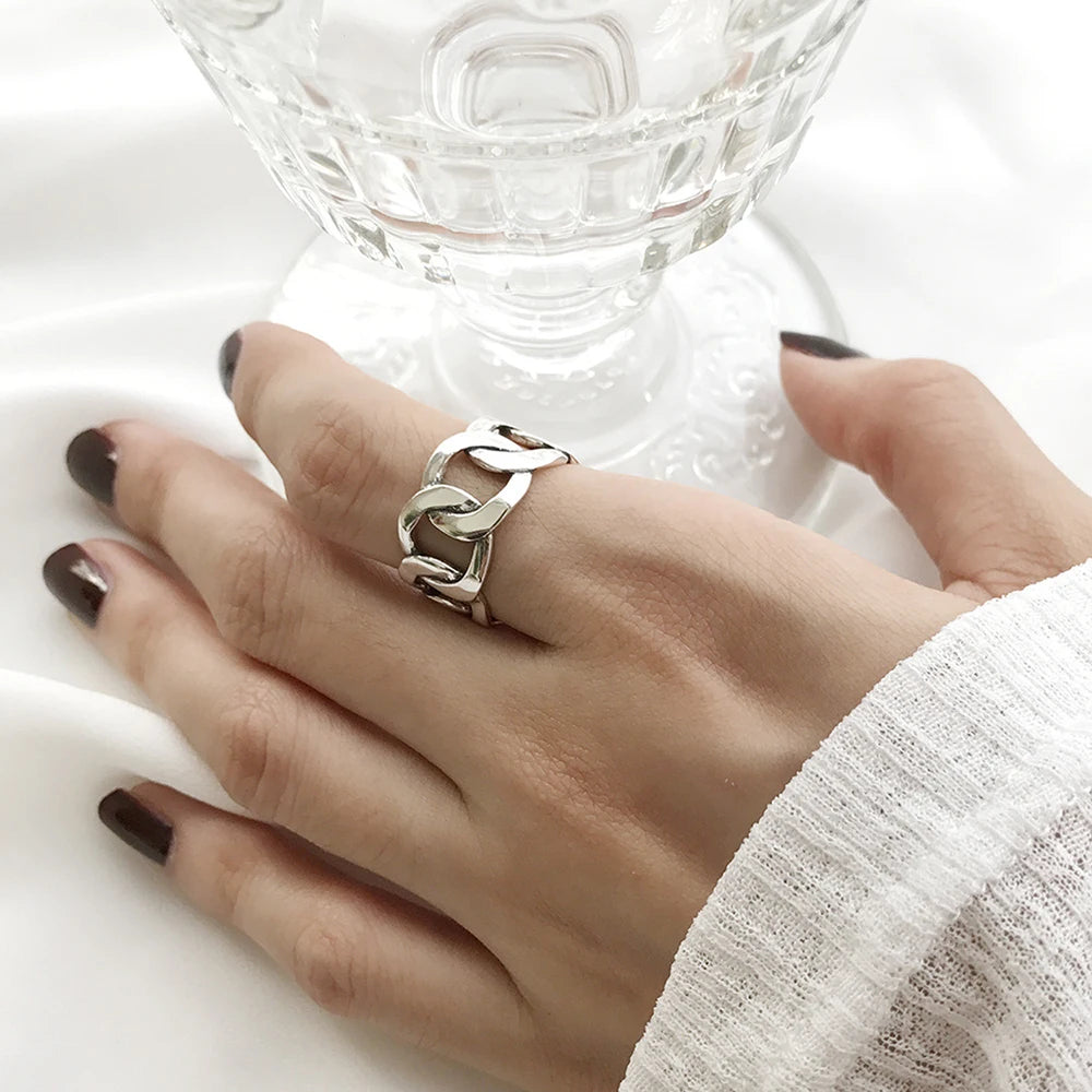 Chain Silver Ring