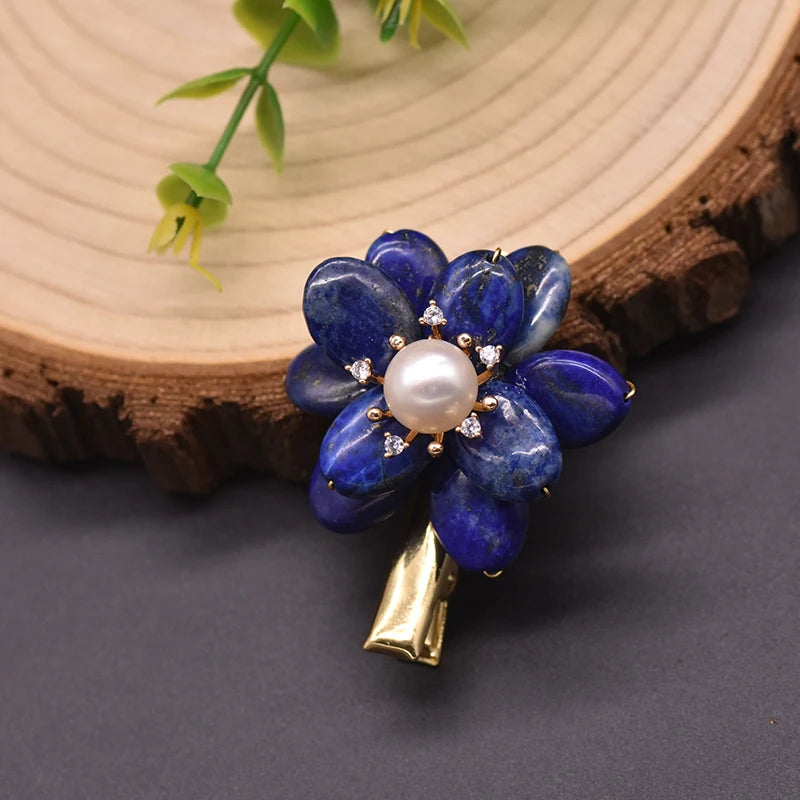 Flora Lapis Lazuli Jewellery Hair