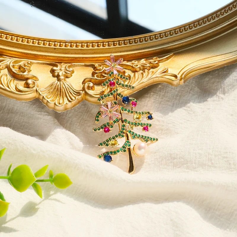 Christmas Tree Brooch