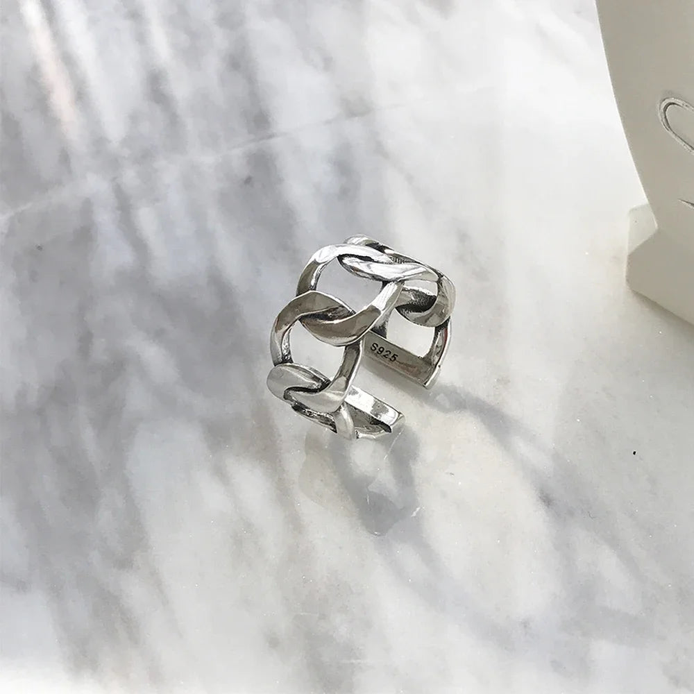 Chain Silver Ring