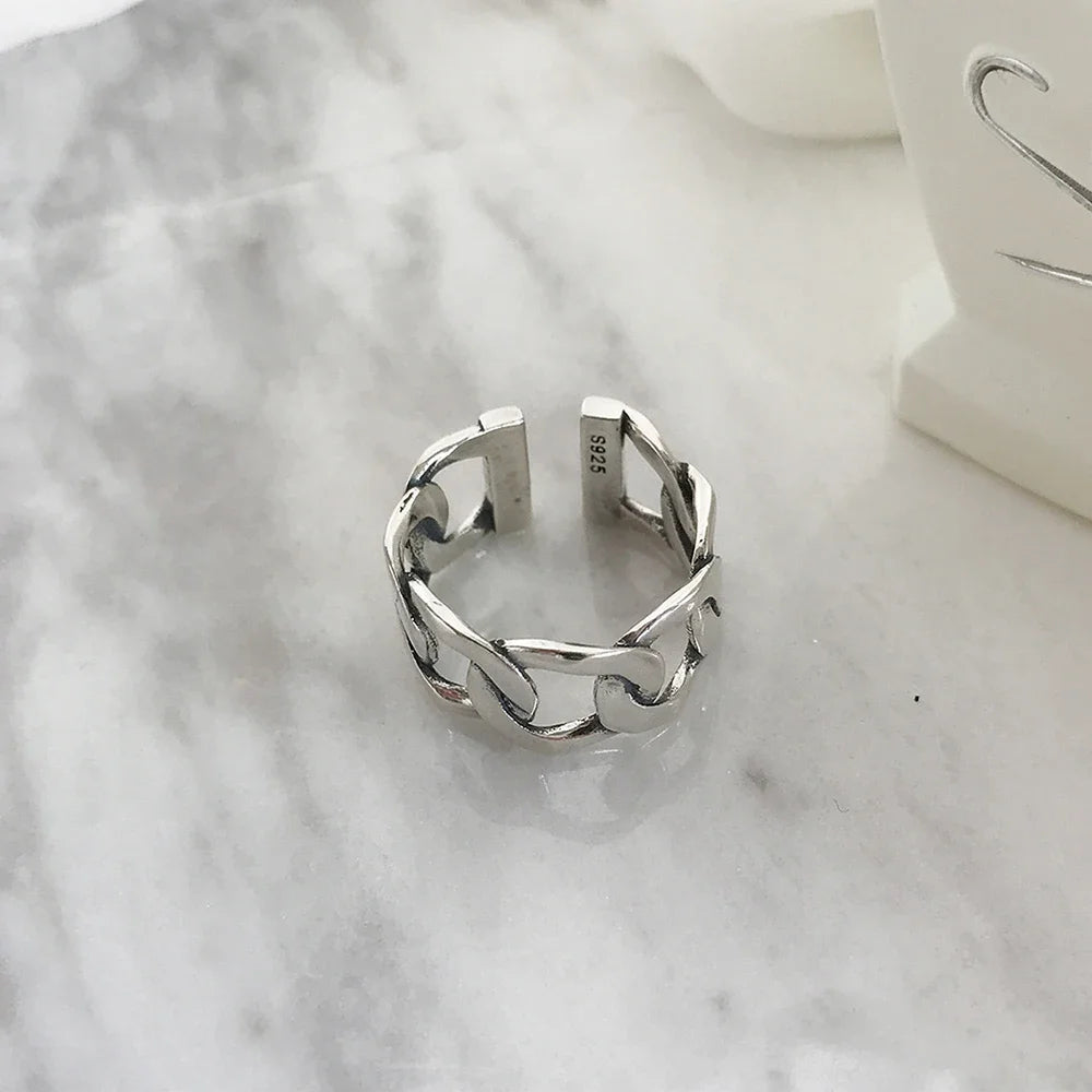 Chain Silver Ring