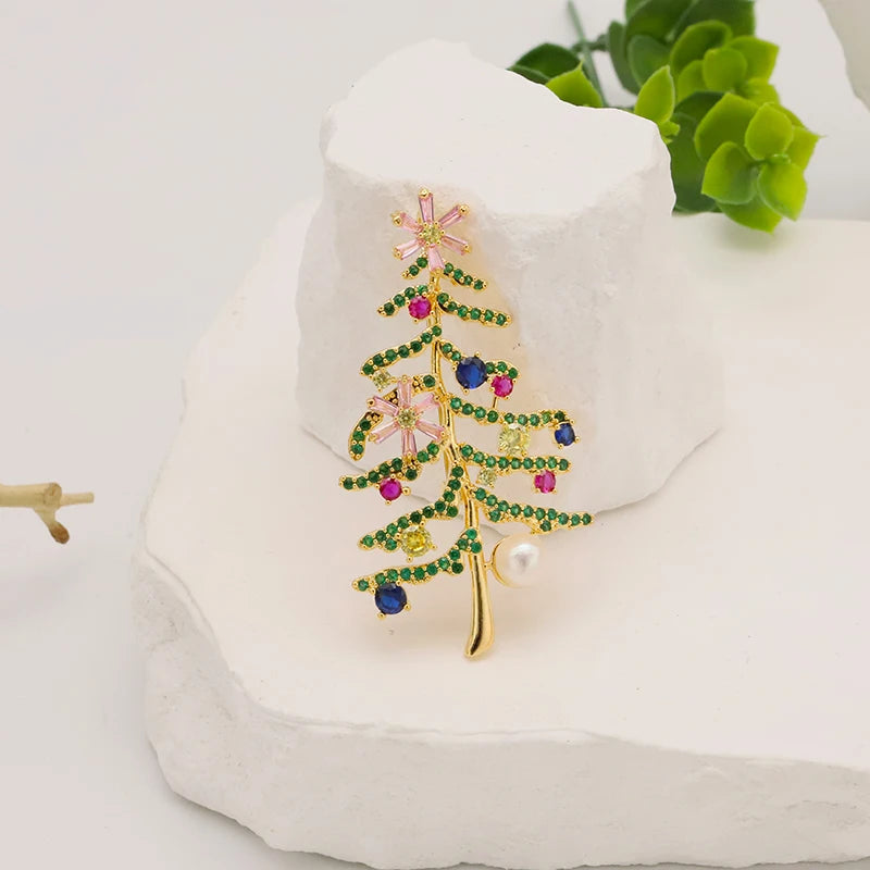 Christmas Tree Brooch