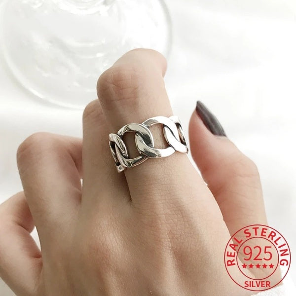 Chain Silver Ring